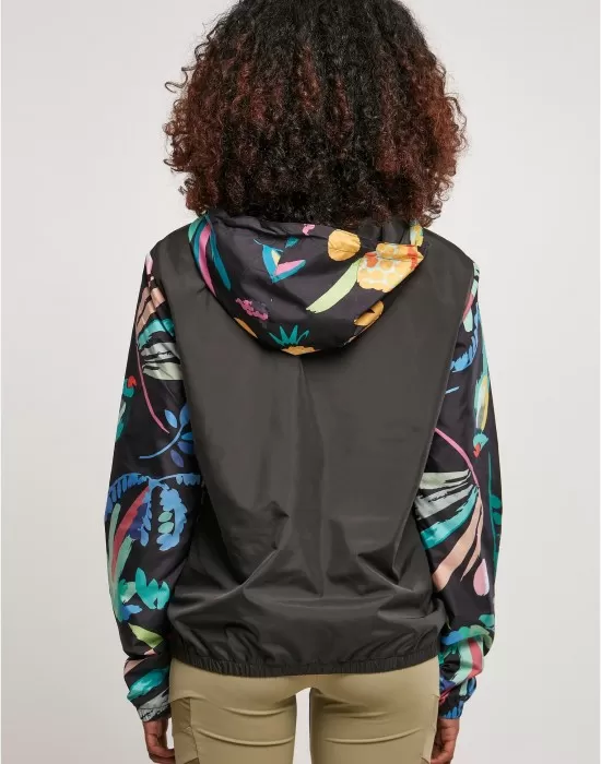 Дамска ветровка в цветен принт Ladies Mixed Jacket, Якета - Hoodstyle.bg