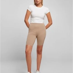 Дамски къс клин в бежов цвят Ladies High Waist Shorts 