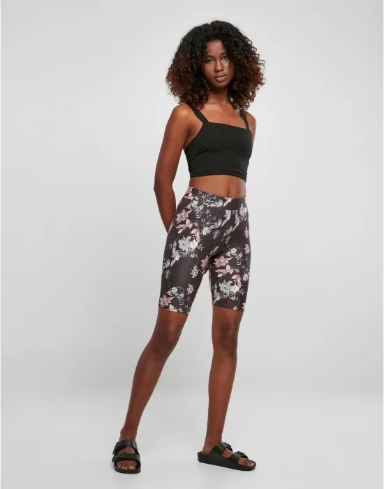 Дамски къс клин в цветен десен Ladies Soft Shorts, Клинове - Hoodstyle.bg