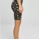 Дамски къс клин в цветен десен Urban Classics Ladies AOP Shorts blacksun, Клинове - Hoodstyle.bg