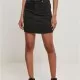 Дънкова пола в черен цвят Ladies Denim Mini Skirt, Поли - Hoodstyle.bg