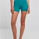 Дамски къс клин в петролено зелен цвят Urban Classics Ladies High Waist Pants, Клинове - Hoodstyle.bg
