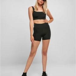 Дамски къс клин в черен цвят Ladies High Waist Cycle