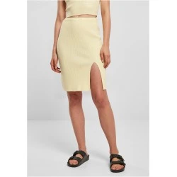 Дамска пола в жълт цвят Ladies Rib Knit Skirt