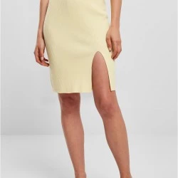 Дамска пола в жълт цвят Ladies Rib Knit Skirt