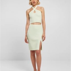 Дамска пола в цвят мента Ladies Rib Knit Skirt
