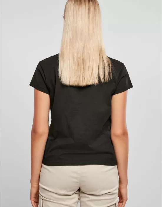 Дамска тениска в черен цвят Ladies Recycled Cotton Boxy Tee, Тениски - Hoodstyle.bg