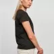 Дамска тениска в черен цвят Ladies Recycled Cotton Boxy Tee, Тениски - Hoodstyle.bg