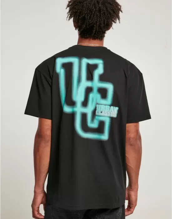 Мъжка черна тениска Glow Logo Tee, Тениски - Hoodstyle.bg