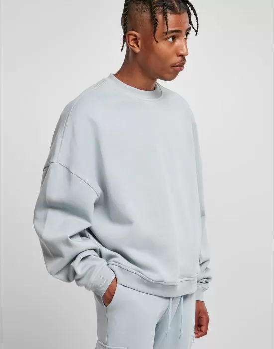 Мъжка светлосиня блуза Urban Classics 80's Crewneck, Блузи - Hoodstyle.bg