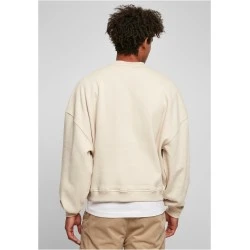 Мъжка блуза в пясъчен цвят Urban Classics 80's Crewneck