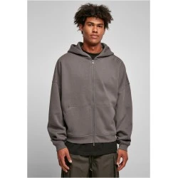 Мъжки суичър с цип в сив цвят Urban Classics