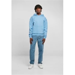 Мъжки суичър с качулка в светлосин цвят Urban Classics Hoody horizonblue