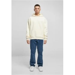 Мъжки суичър с качулка в цвят екрю Urban Classics Hoody whitesand