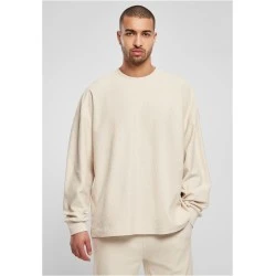Мъжка широка блуза в цвят екрю Urban Classics Terry Boxy