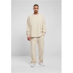 Мъжка широка блуза в цвят екрю Urban Classics Terry Boxy