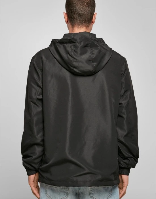 Мъжка ветровка в черно Urban Classics Recycled Basic, Пролет / Есен - Hoodstyle.bg
