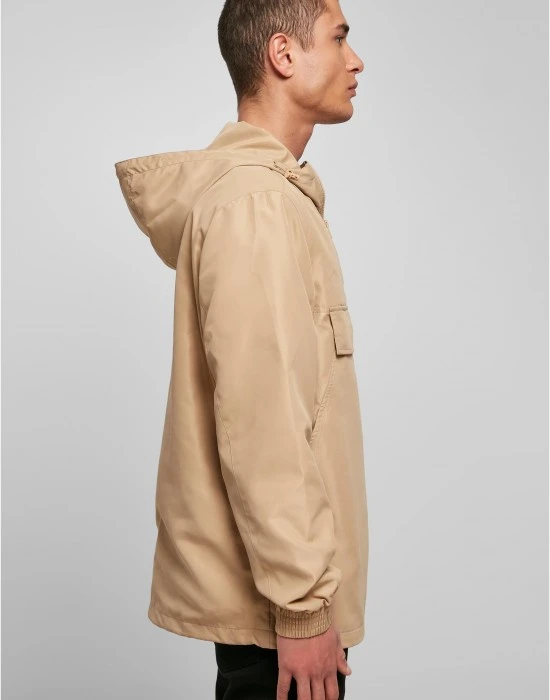 Мъжка ветровка в бежово Urban Classics Recycled Basic, Ветровки - Hoodstyle.bg
