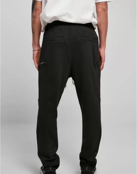 Мъжко спортно долнище в черен цвят Low Crotch Sweatpants, Долнища - Hoodstyle.bg