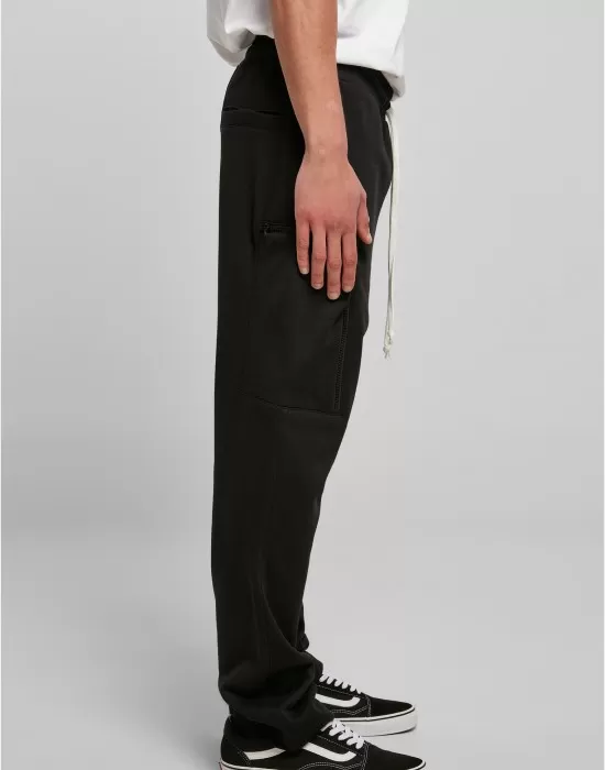 Мъжко спортно долнище в черен цвят Low Crotch Sweatpants, Долнища - Hoodstyle.bg