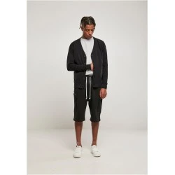 Мъжка жилетка в черен цвят Fine Cardigan