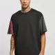 Мъжка тениска в черен цвят Urban Classics Colorblock Tee, Тениски - Hoodstyle.bg