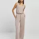 Дамски гащеризон в светлосив цвят Urban Classics Modal Jumpsuit, Жени - Hoodstyle.bg