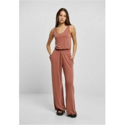 Дамски гащеризон в цвят праскова Urban Classics Modal Jumpsuit
