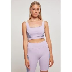 Спортен сутиен в лилав цвят Urban Classics