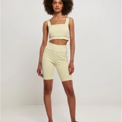Дамски къс клин в светложълт цвят Ladies Color Shorts