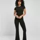 Дамски клин с широки крачоли в черен цвят Urban Classics Ladies Flared Leggings, Клинове - Hoodstyle.bg