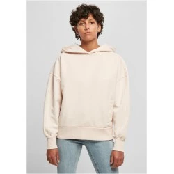 Дамски суичър с качулка в цвят пудра Urban Classics Terry Hoody