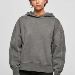 Дамски суичър с качулка в цвят графит Urban Classics Terry Hoody
