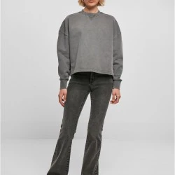 Дамска блуза в цвят графит Urban Classics Ladies Terry