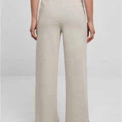 Дамски спортен панталон с широки крачоли в светлосив цвят Urban Classics Terry Pants