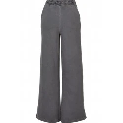 Дамски спортен панталон с широки крачоли в цвят графит Urban Classics Terry Pants