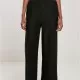 Дамски широк панталон в черен цвят Urban Classics Terry Pants, Панталони - Hoodstyle.bg