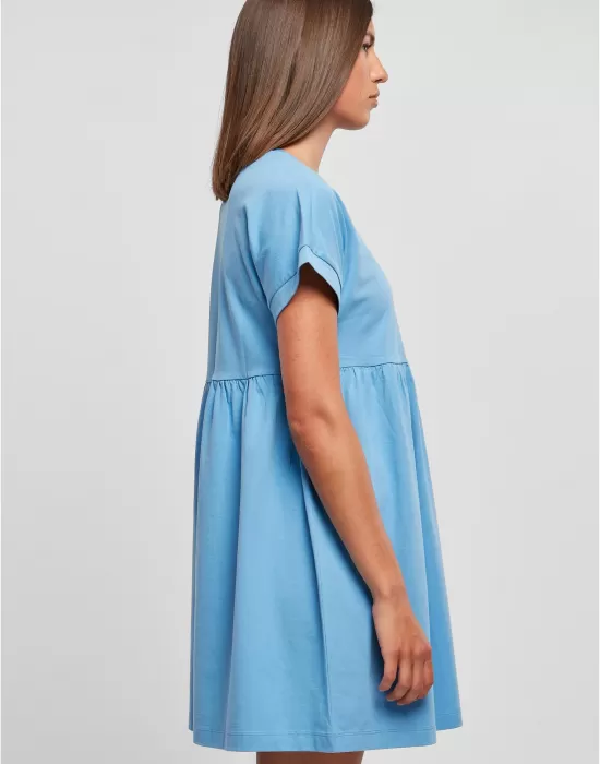 Дамска рокля в светлосин цвят Urban Classics Dress, Рокли - Hoodstyle.bg