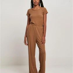 Дамски гащеризон в кафяв цвят Urban Classics Ladies Jumpsuit