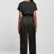 Дамски дълъг сатенен гащеризон в черен цвят Urban Classics Satin Jumpsuit, Жени - Hoodstyle.bg