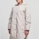 Дамско дълго яке с качулка в светлосив цвят Urban Classics Hooded Coat, Якета - Hoodstyle.bg