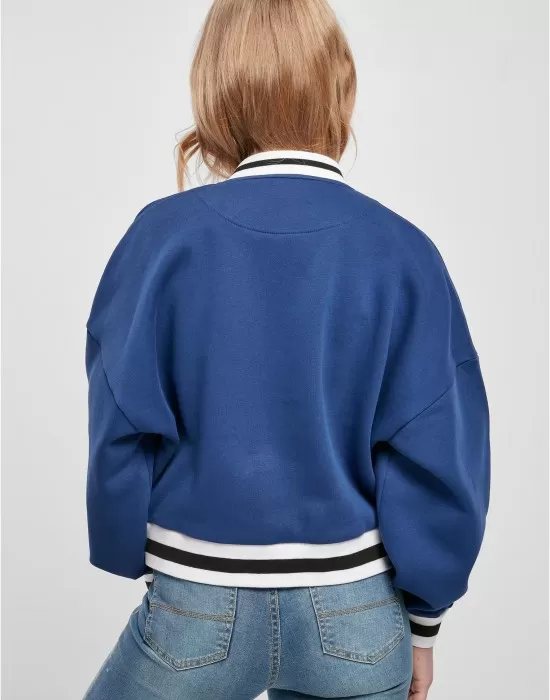 Дамско колежанско яке в син цвят Urban Classics College Jacket, Якета - Hoodstyle.bg