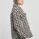 Дамска пухкава риза в черно и бяло Urban Classics  AOP Sherpa Overshirt, Жени - Hoodstyle.bg
