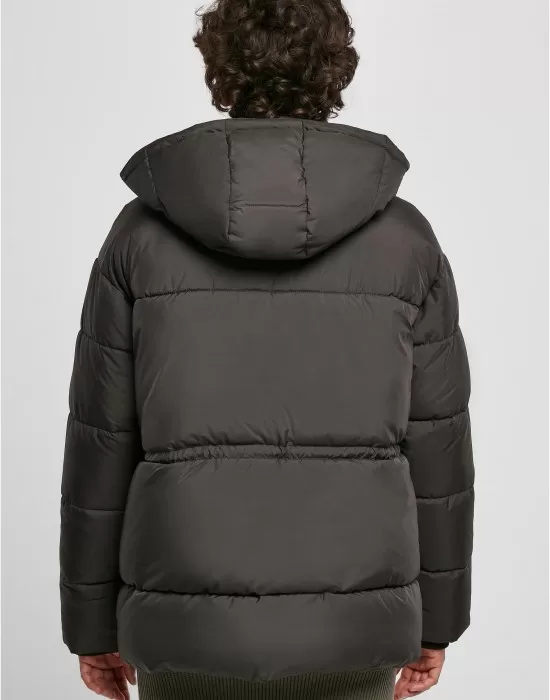 Дамско зимно яке в черен цвят Urban Classics Ladies Jacket, Якета - Hoodstyle.bg