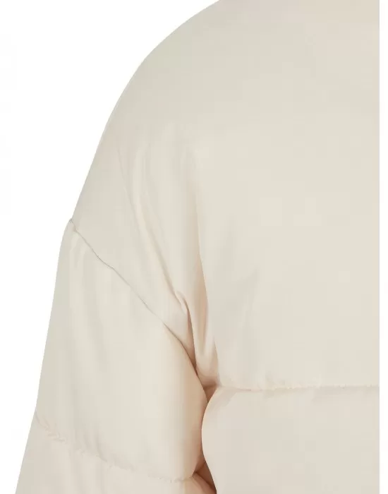 Дамско зимно яке в цвят екрю Urban Classics Ladies Jacket, Якета - Hoodstyle.bg