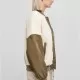 Дамско яке тип бомбър в цвят екрю Urban Classics Mixed Bomber Jacket, Якета - Hoodstyle.bg