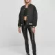 Дамско колежанско яке в черен цвят Urban Classics Ladies College Jacket, Якета - Hoodstyle.bg