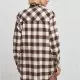 Дамска карирана риза тип рокля Urban Classics Shirt Dress pink/brown, Рокли - Hoodstyle.bg