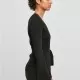 Дамска плетена жилетка в черен цвят Urban Classics Wrapped Cardigan, Жилетки - Hoodstyle.bg