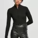 Дамска къса плетена жилетка в черен цвят Urban Classics, Жилетки - Hoodstyle.bg